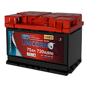 Аккумулятор UNICORN EFB 75 Ач 720А обратная полярность																								