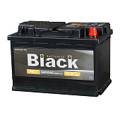 Аккумулятор BLACK 75 Ач 660А обратная полярность