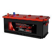 Аккумулятор UNICORN RED-190 Ач 1300А прямая полярность 